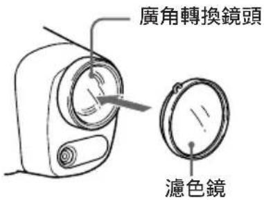 SONY MPKDVF6 - 安裝附帶的濾色鏡 - 1