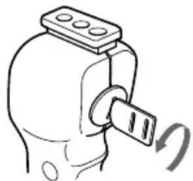 SONY MPKDVF6 - Inserte la batería de litio en el asa. - 1