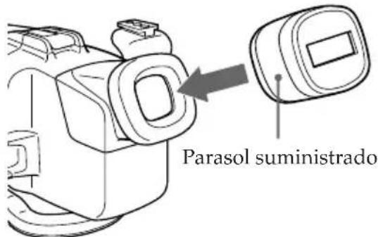 SONY MPKDVF6 - Uso del parasol suministrado - 1