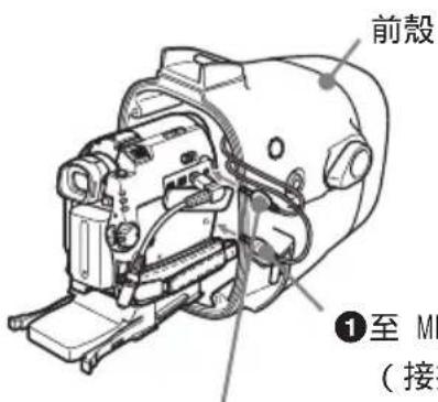 SONY MPKDVF6 - 把攝影機安裝於水中攝影機套。 - 1