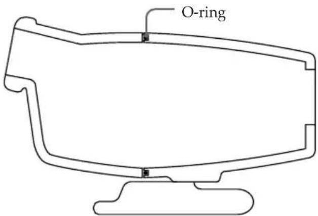 SONY MPKDVF6 - How the O-ring waterproofs - 1