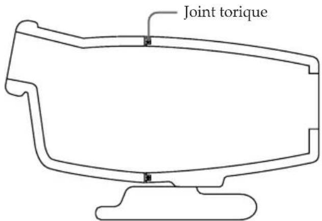 SONY MPKDVF6 - De quelle façon le joint torique assure-t-il l'étanchéité ? - 1