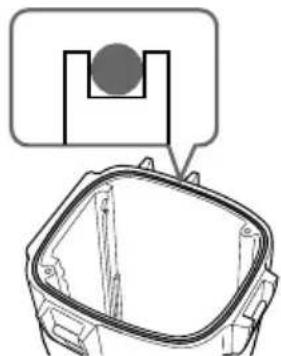 SONY MPKDVF6 - Also, inspect the contacting surface on the other side of the O-ring in the same way. - 3