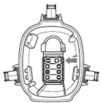 SONY MPKDVF6 - 把鋰電池插入握柄。 - 3