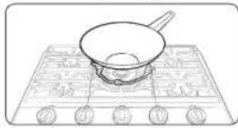 SAMSUNG NA36K7750TS - Wok grate (for NA30K7750T\*/NA36K7750T\* only) - 1