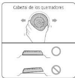 SAMSUNG NA36K7750TS - Reemplazo del cabezal y la tapa de los quemadores - 5
