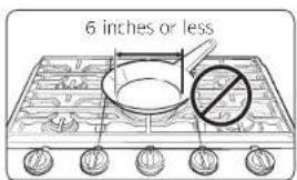 SAMSUNG NA36K7750TS - Using the cooktop burners - 1