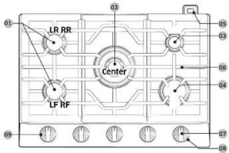SAMSUNG NA36K7750TS - Layout - 1