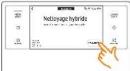 SAMSUNG NQ70M9770DM - Demarrage d'un cycle Nettoyage hybride - 5