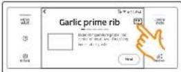SAMSUNG NQ70M9770DM - Cooking tips in the favorite recipes or gourmet cook mode - 2
