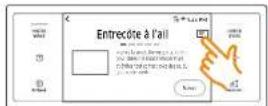 SAMSUNG NQ70M9770DM - Conseils de cuisson en mode Recettes favorites ou Gourmet Cook - 2