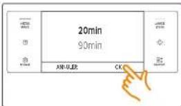 SAMSUNG NQ70M9770DM - Demarrage d'un cycle Nettoyage hybride - 4