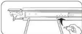 SAMSUNG NQ70M9770DM - To lubricate the slides of the gliding rack - 6
