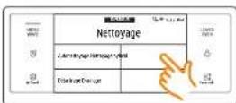 SAMSUNG NQ70M9770DM - Demarrage d'un cycle Nettoyage hybride - 2