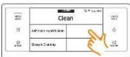 SAMSUNG NQ70M9770DM - How to run a hybrid cleaning cycle - 2
