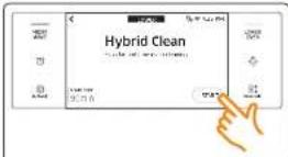 SAMSUNG NQ70M9770DM - How to run a hybrid cleaning cycle - 5