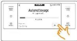 SAMSUNG NQ70M9770DM - Demarrage d'un cycle d'autonettoyage - 8