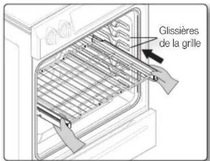 SAMSUNG NE58F9710WS - Installation de la grille coulissante - 1