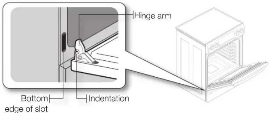 SAMSUNG NE58F9710WS - How to replace the door - 1