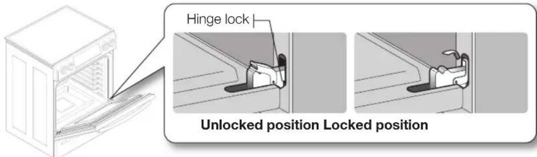 SAMSUNG NE58F9710WS - How to replace the door - 2