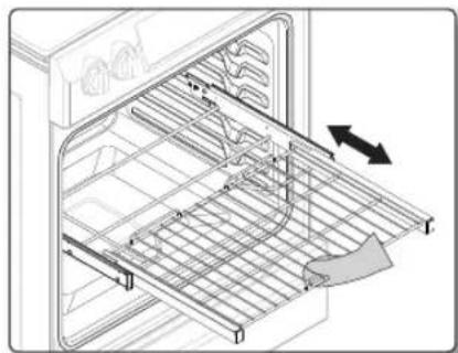 SAMSUNG NE58F9710WS - Installation de la grille coulissante - 2