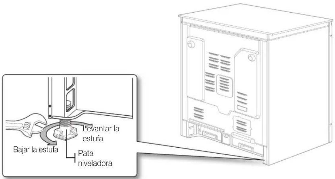 SAMSUNG NE58F9710WS - Nivelación de la estufa - 1