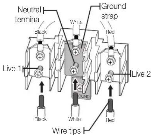 SAMSUNG NE58F9710WS - Installing a 3-wire conduit - 1