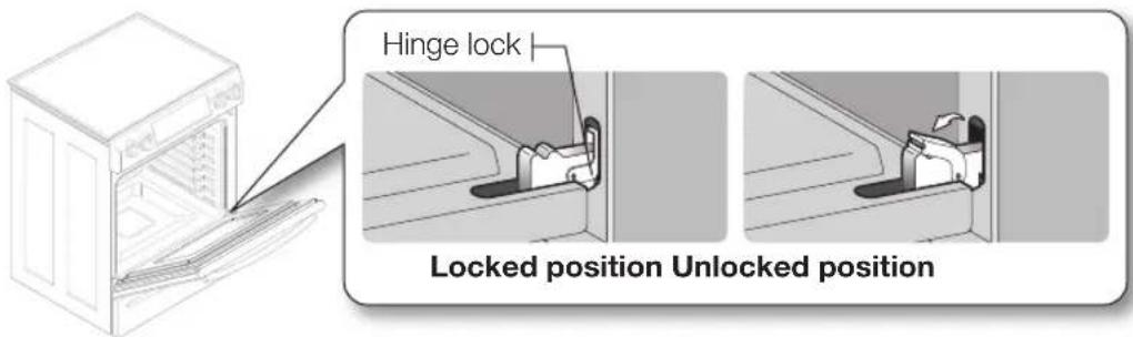 SAMSUNG NE58F9710WS - How to remove the door - 2