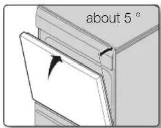 SAMSUNG NE58F9710WS - How to remove the door - 3