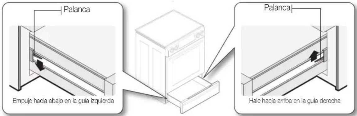 SAMSUNG NE58F9710WS - como retiring el cajón de calentimiento - 1