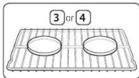 SAMSUNG NE59K3310SS - Rack and Pan placement - 1