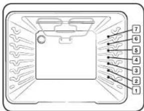SAMSUNG NE59K3310SS - Oven rack positions - 1