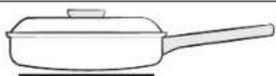 SAMSUNG NE59K3310SS - Utilización de los recipientes de coccción correctos - 3