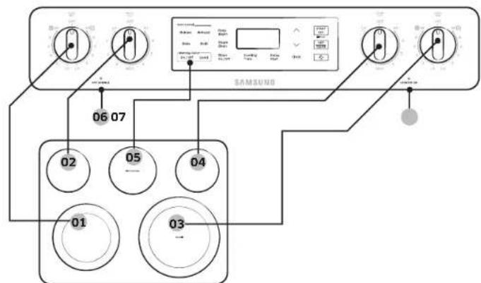 SAMSUNG NE59K3310SS - Cuisiner sur la table de cuisson - 1