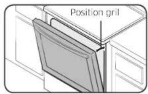 SAMSUNG NE59K3310SS - Position grill - 1