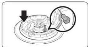SAMSUNG NX60A6511SS - Cabezal del quemador de anillo doble - 1