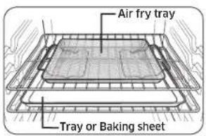 SAMSUNG NX60A6511SS - How to set the oven for Air Fry mode - 2