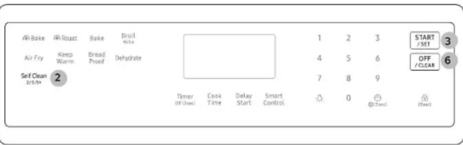 SAMSUNG NX60A6511SS - To perform the self-cleaning cycle - 1