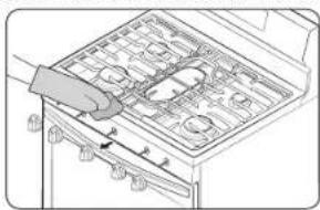 SAMSUNG NX60A6511SS - Commandes des brûleurs - 1