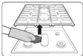 SAMSUNG NX60A6511SS - Cooktop surface - 1