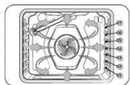 SAMSUNG NX60A6511SS - Convection cooking - 1