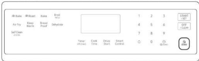SAMSUNG NX60A6511SS - Oven lock - 1