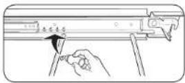 SAMSUNG NV51M9770SS - Pour lubrifier les rails de la grille coulissante - 4