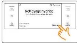 SAMSUNG NV51M9770SS - Démarrage d'un cycle Nettoyage hybride - 1