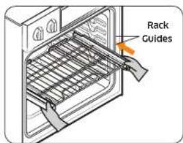 SAMSUNG NV51M9770SS - Using the gliding rack - 1