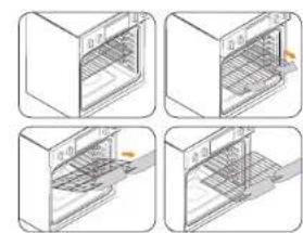 SAMSUNG NV51M9770SS - Replacing the racks - 1