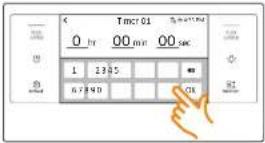 SAMSUNG NV51M9770SS - How to set the timer - 3