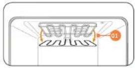 SAMSUNG NV51M9770SS - Remplacement de l'ampoule du four - 2