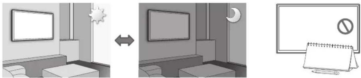SAMSUNG UE55MU6125K - Capteur Eco et luminosité de l'écran - 1