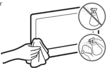 SAMSUNG UE43NU6025K - Skötsel av TV:n - 1
